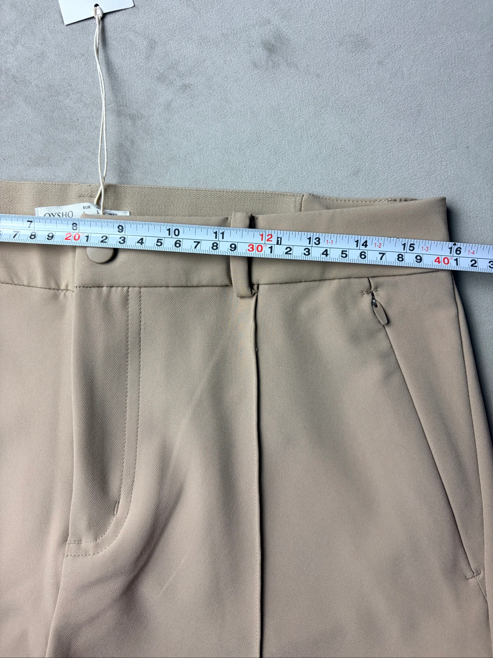 Calça de fato OYSHO bege/taupe – Novo com etiqueta – Tamanho L – photo 10